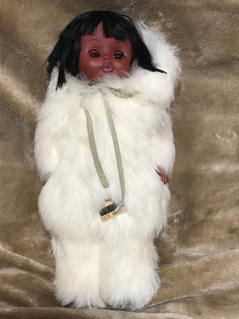 お人形　エスキモー　毛皮