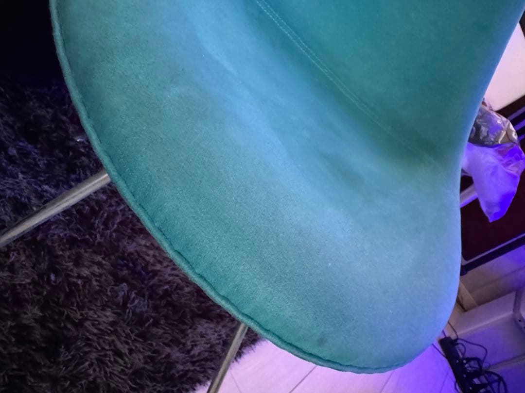 北欧 デンマーク ヴィンテージ フリッツハンセン 緑布張