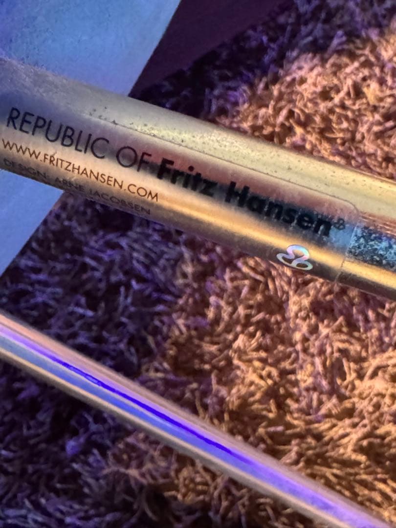 北欧 デンマーク ヴィンテージ フリッツハンセン 緑布張