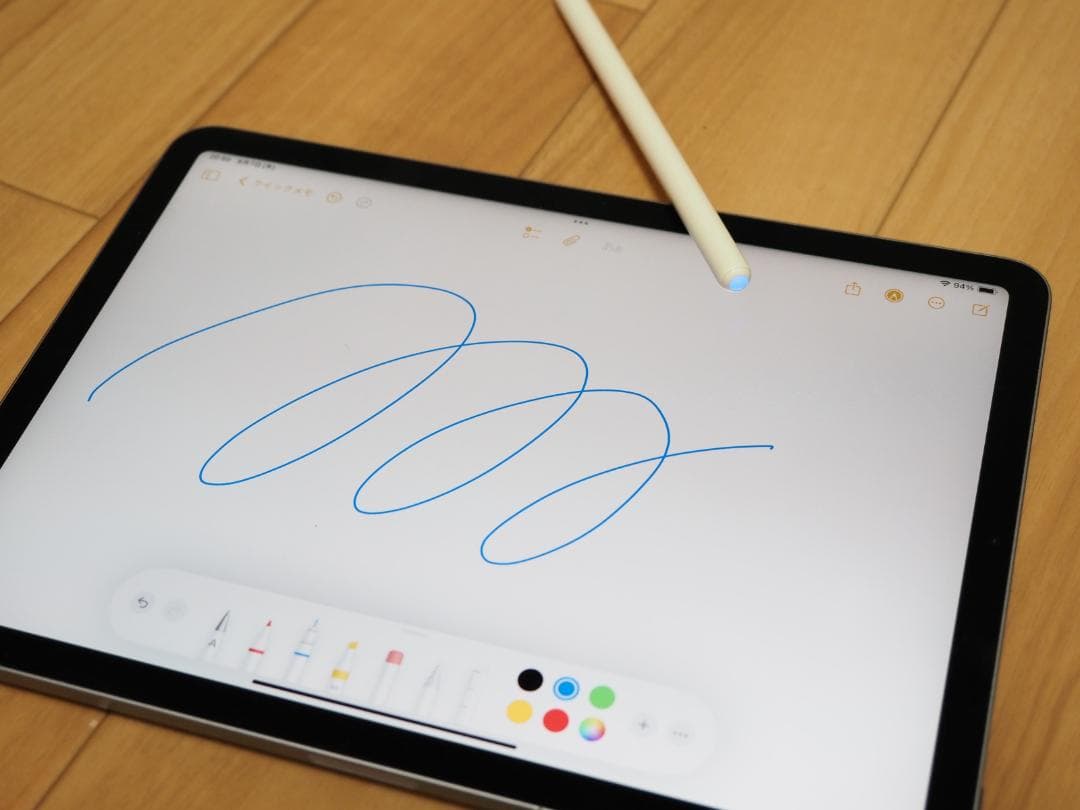 美品 iPad Air4 ブルー 64GB Moftスタンド バッテリー100%