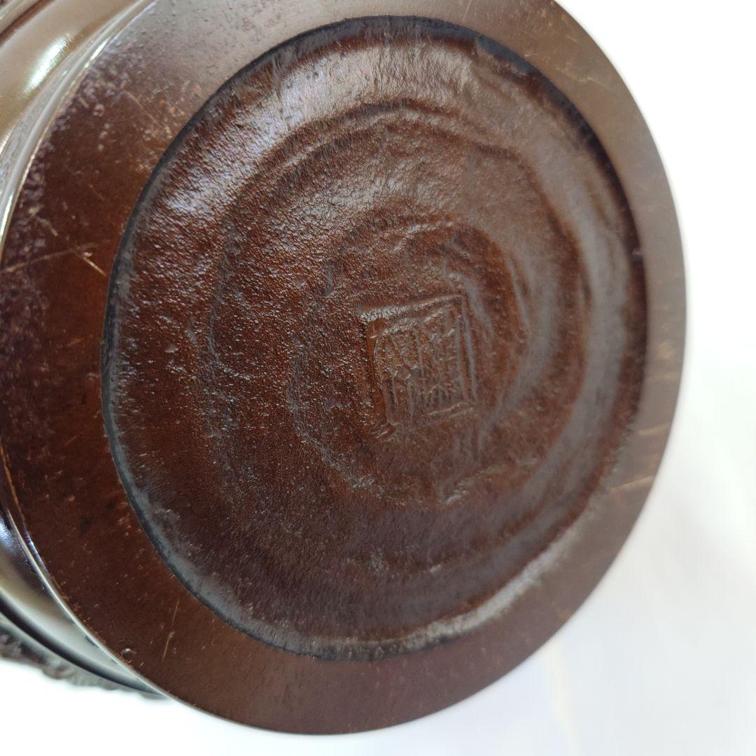 生け花 唐草透かし薄端 焼型 唐金製