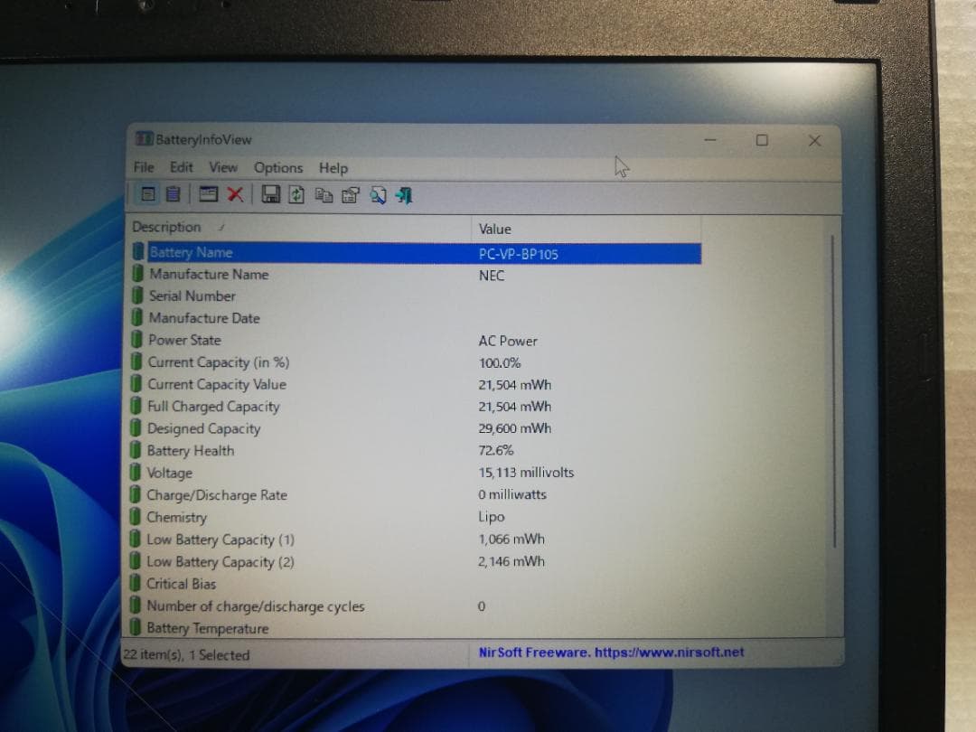 NEC VersaPro VK22TG-N 高解像度 Win11/office
