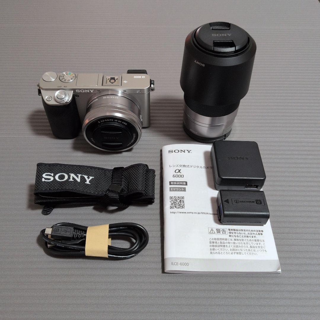 SONY α6000（ILCE-6000Y）ダブルズームレンズキット シルバー