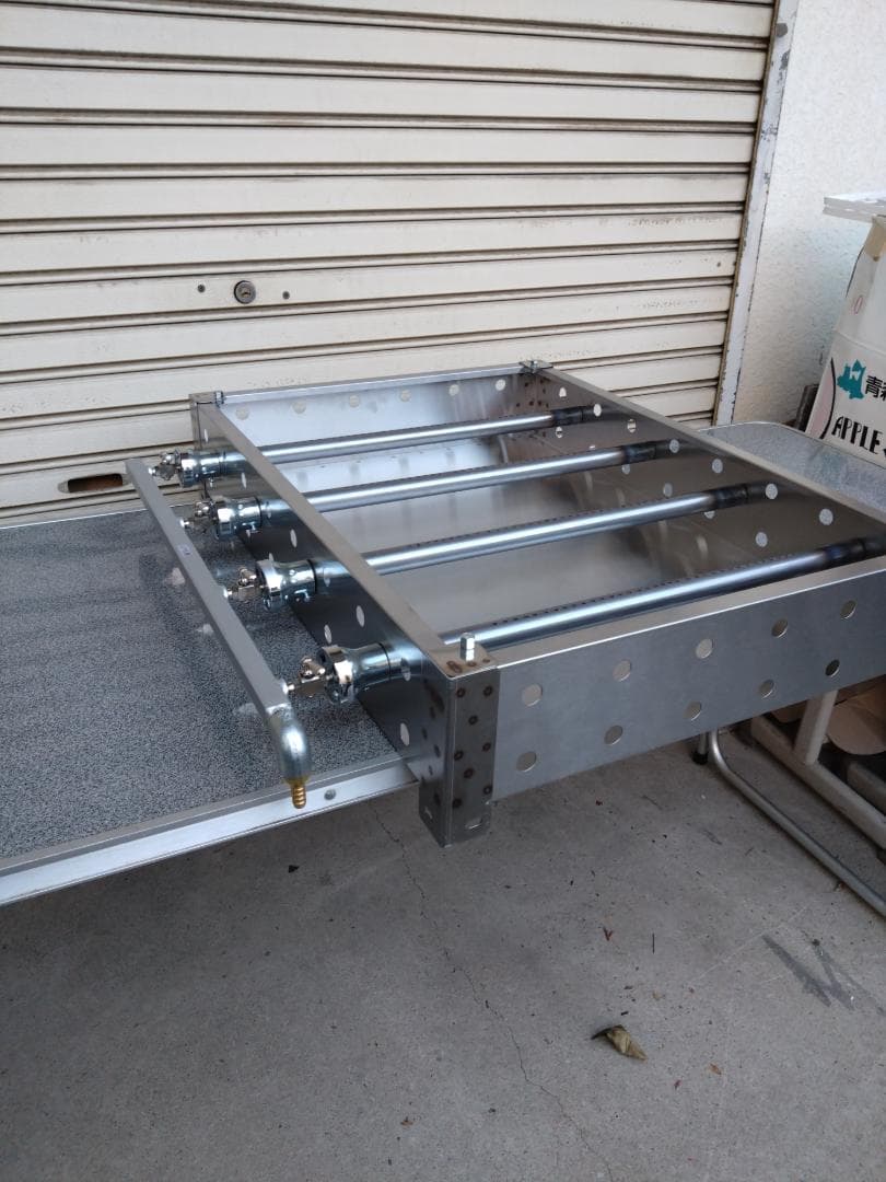 プレス鉄板 ご商売イベント 文化学園祭り７５０幅 専用台付 模擬店 ガスグリラー