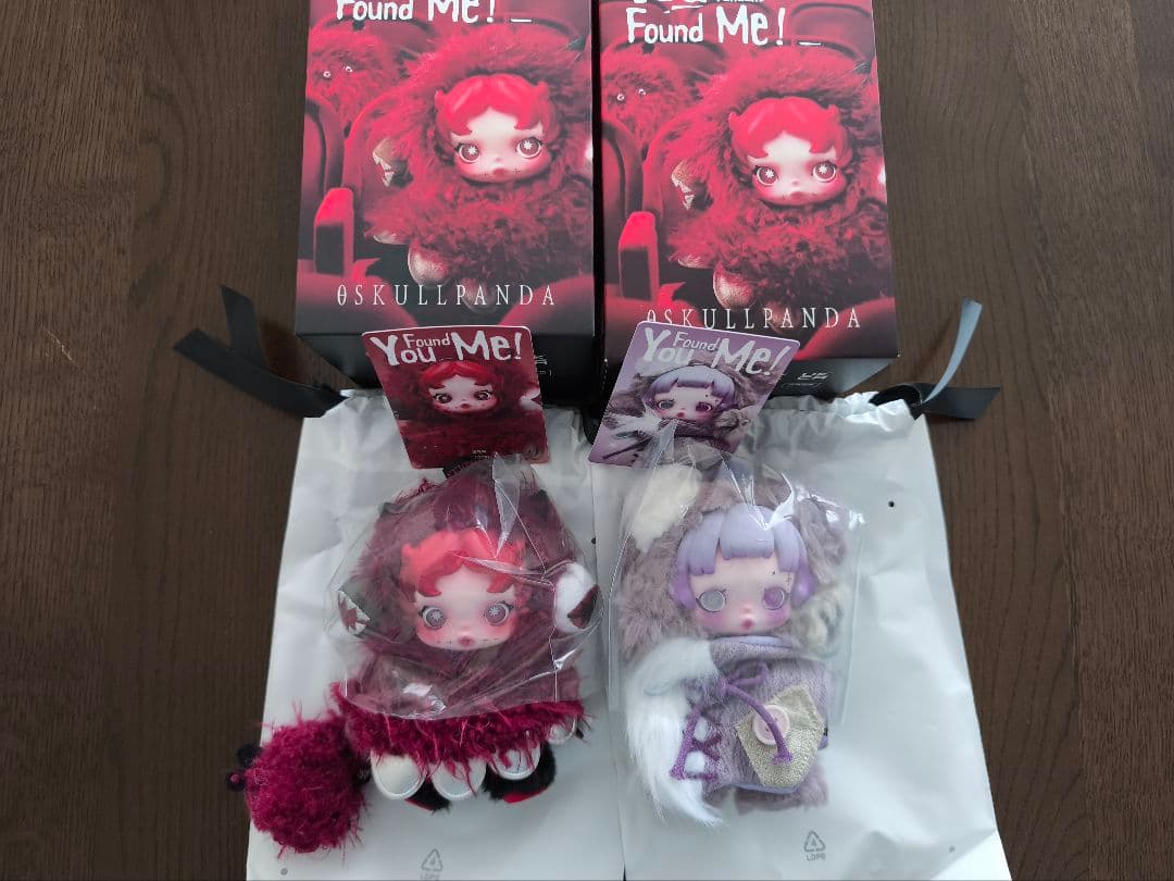 スカルパンダ You Found Me! ぬいぐるみ2体セット