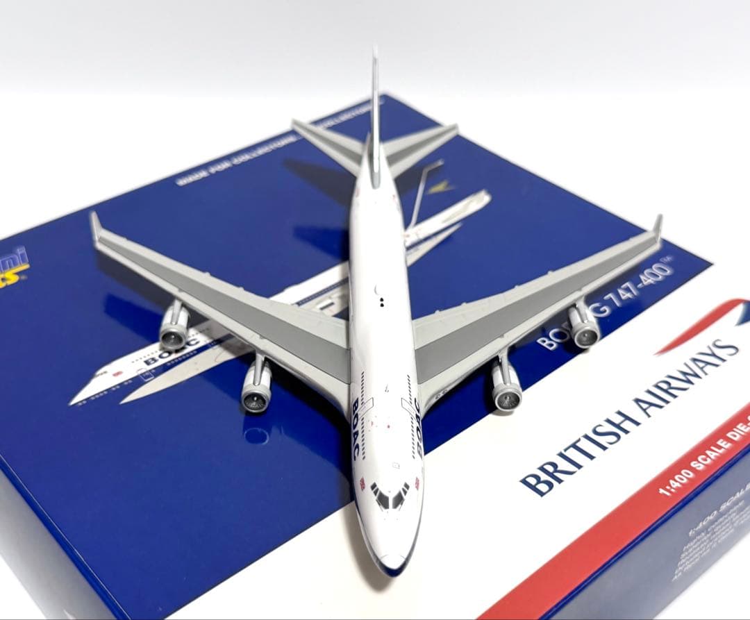 Gemini 1/400 B747-400 英国航空 BOAC塗装