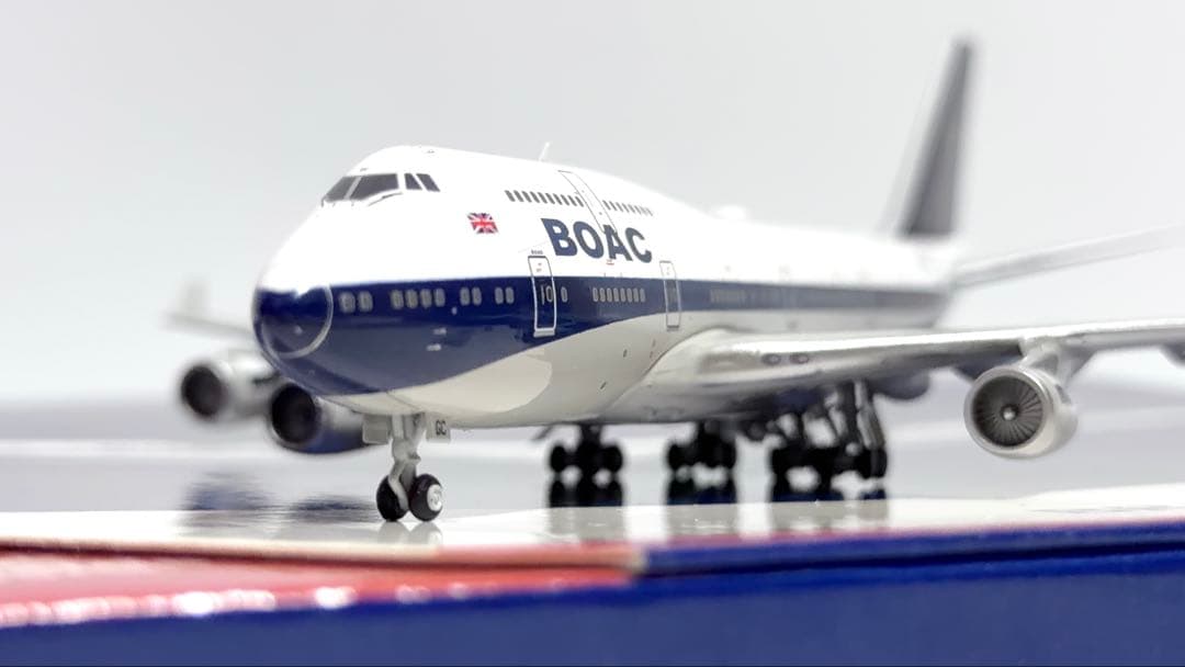 Gemini 1/400 B747-400 英国航空 BOAC塗装