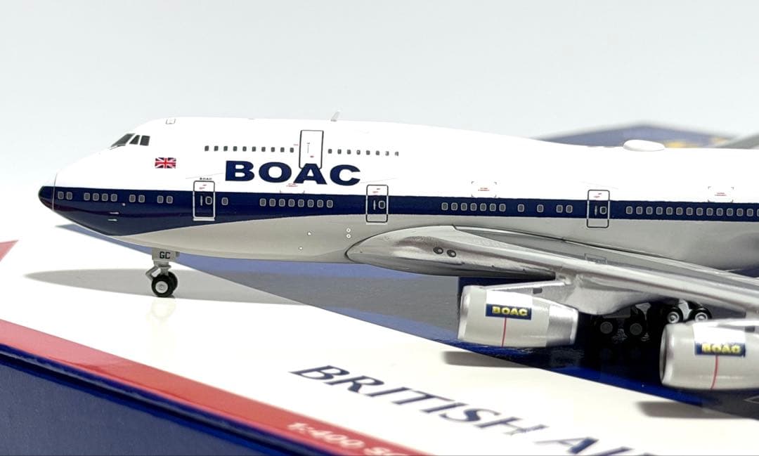 Gemini 1/400 B747-400 英国航空 BOAC塗装