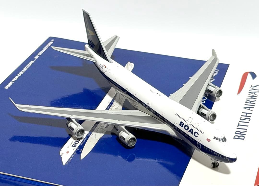 Gemini 1/400 B747-400 英国航空 BOAC塗装