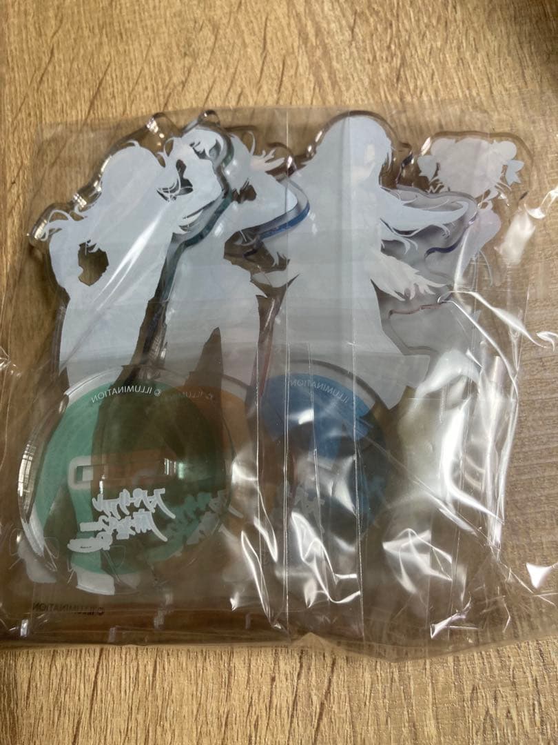 スーパーリアル麻雀クラファンリターン品　アクリルスタンド麻雀牌キーホルダーセット