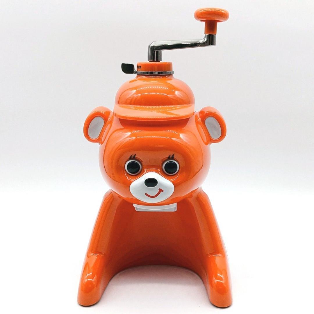 【未使用】タイガー 氷削り器 きょろちゃん オレンジ ABF−F100AK