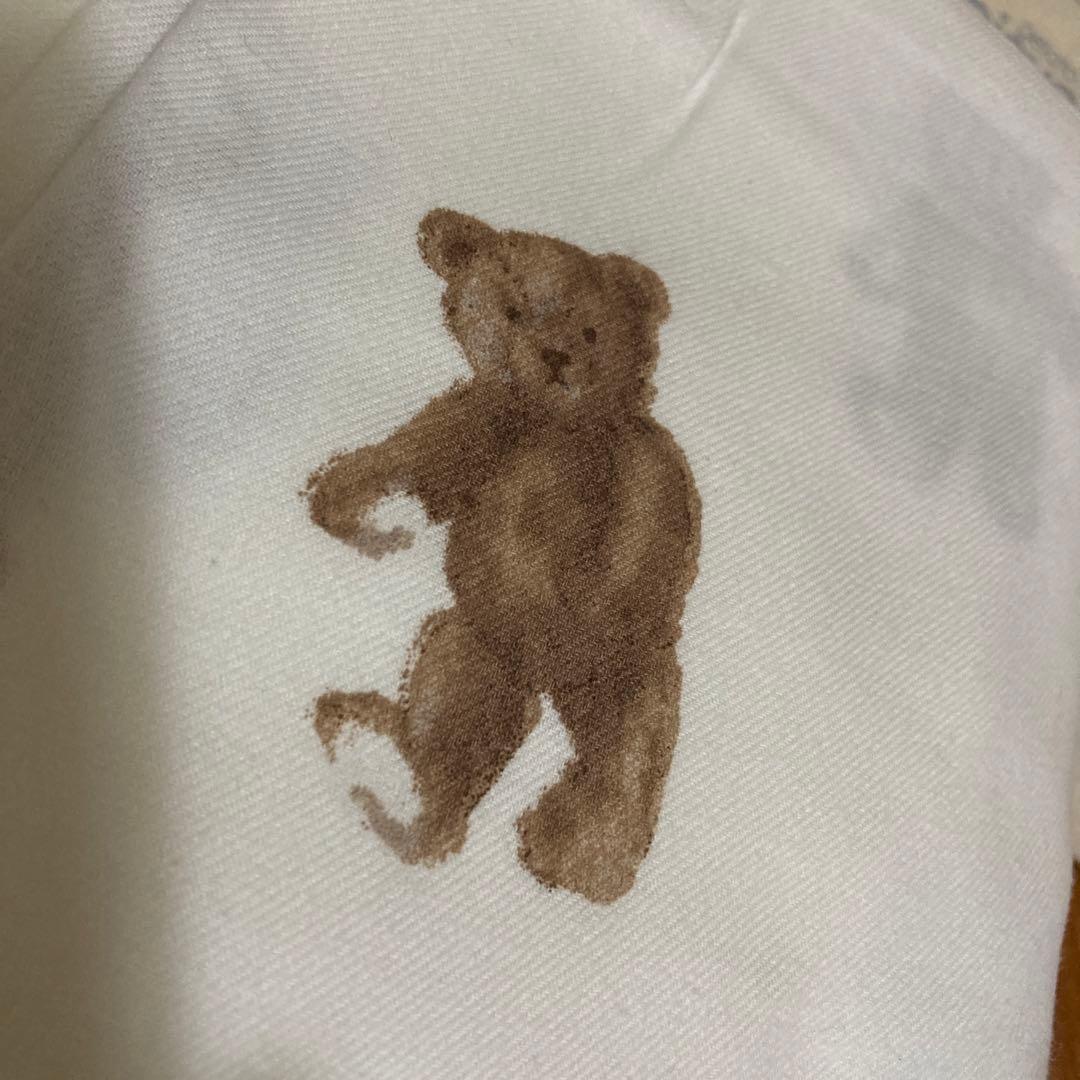 新品未使用　ジェラートピケ　クマデザイン シングルカバーセット