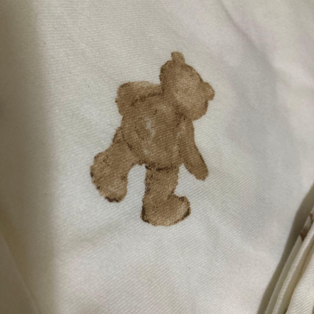 新品未使用　ジェラートピケ　クマデザイン シングルカバーセット