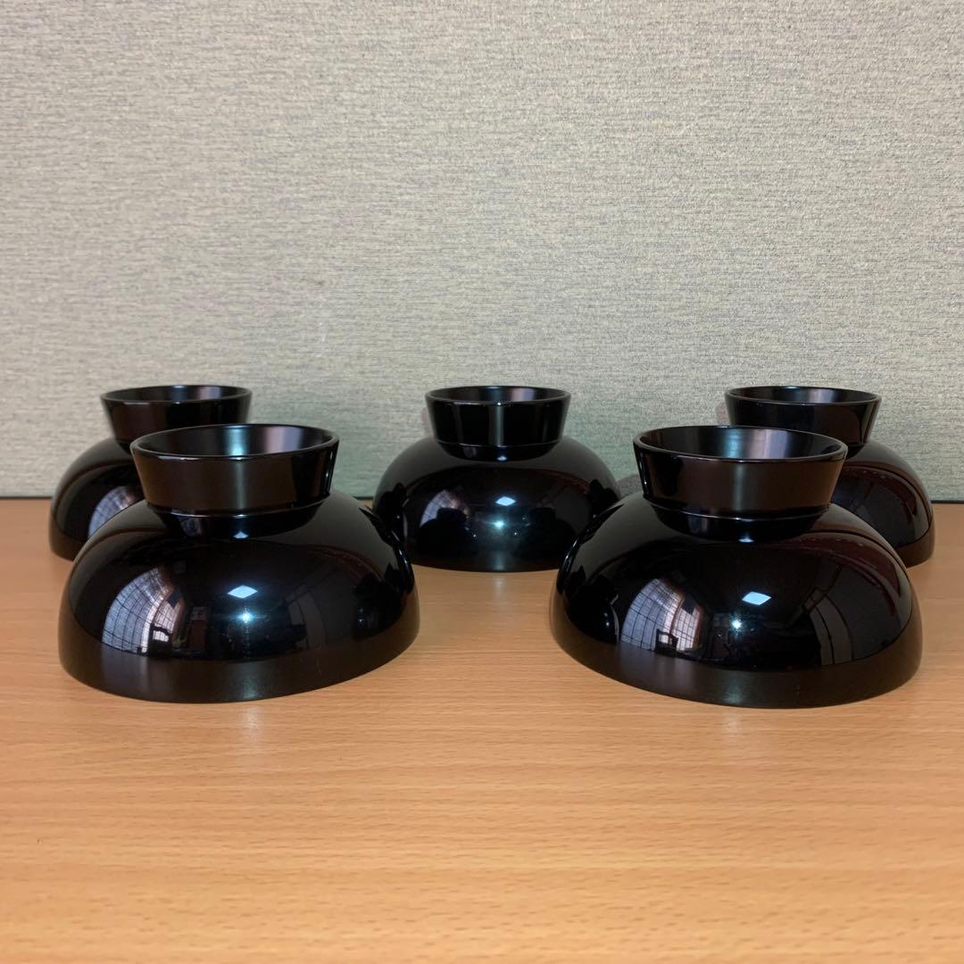 汁椀 5個セット 蓋付き