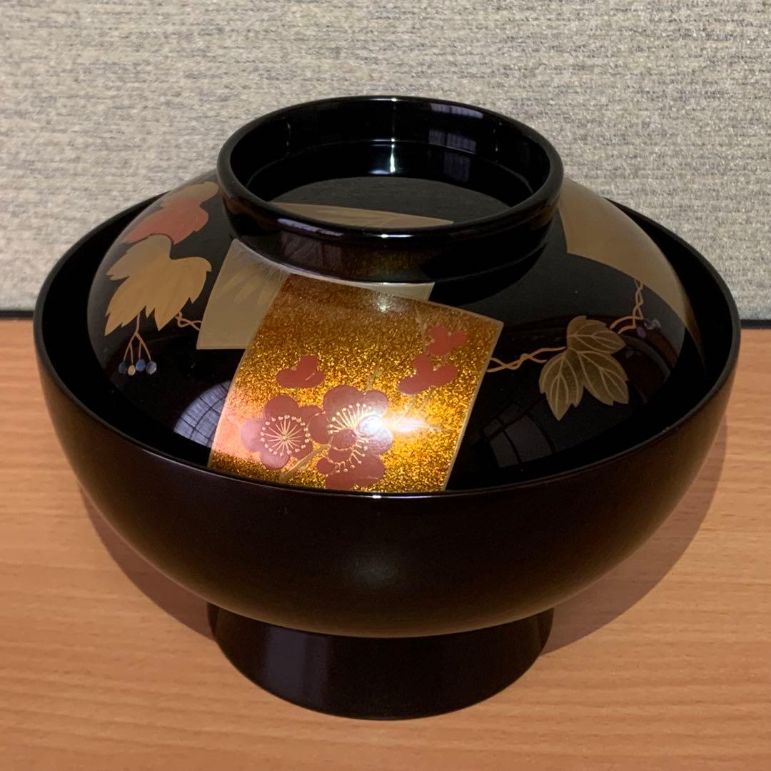 汁椀 5個セット 蓋付き