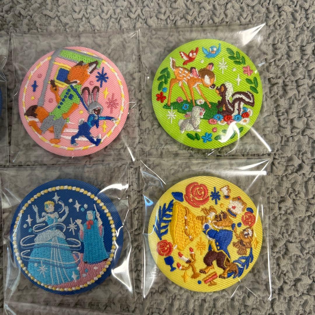 ディズニー刺繍缶バッジ2 コンプリート