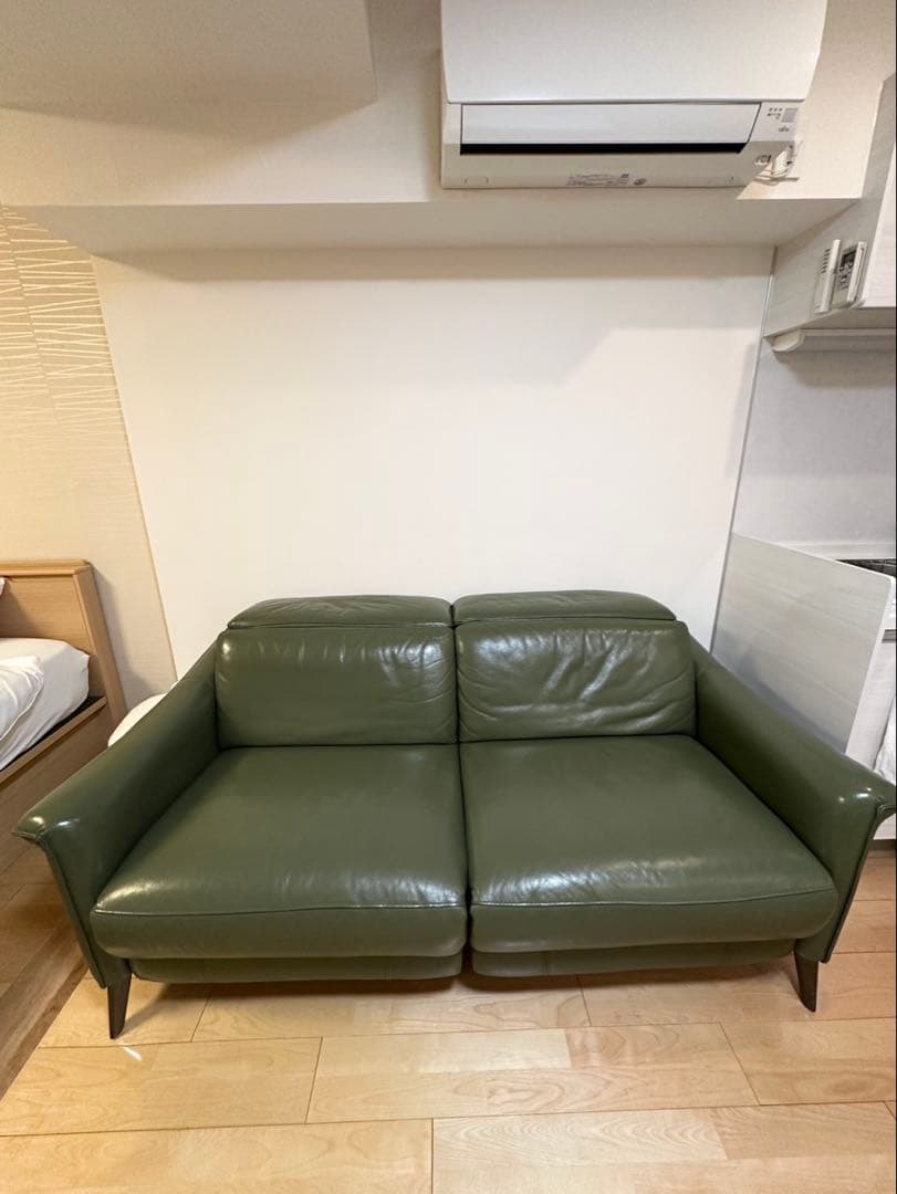 【美品】大塚家具　電動リクライニングソファ