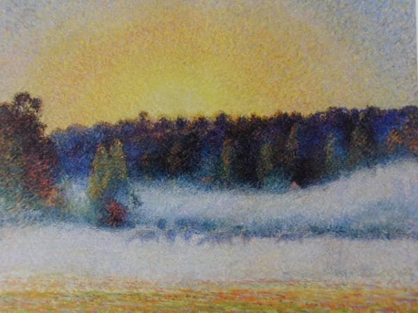 Camille Pissarro、Soleil couchant et brou