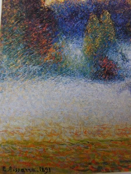 Camille Pissarro、Soleil couchant et brou