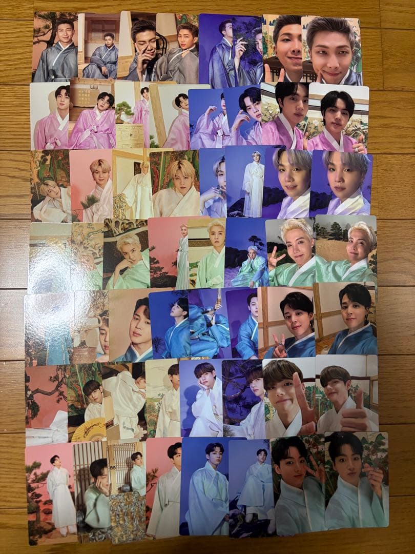 BTS 56枚　ダルマジュン　フォトカード　 BE ダルマジュン　バインダー