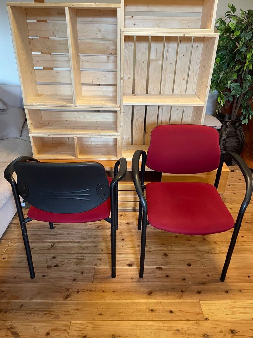 スタッキング ミーティングチェア 2脚セット