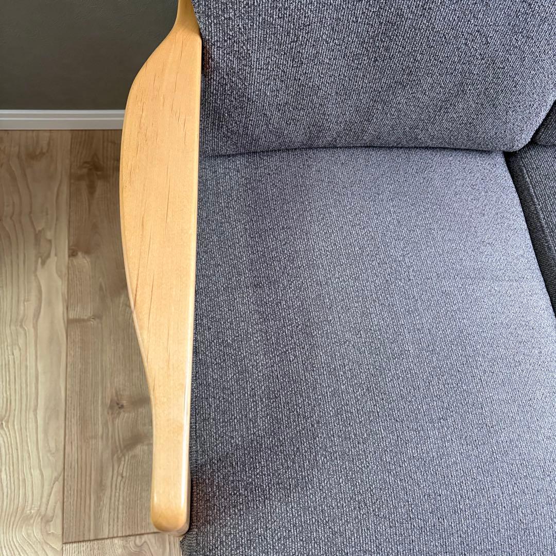 モモナチュラル　ソファ　3人掛け　MOSS