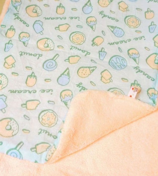 専用❤みかん＊ふわっサラ❤手拭いヘアドライタオル❤おやつ柄♥