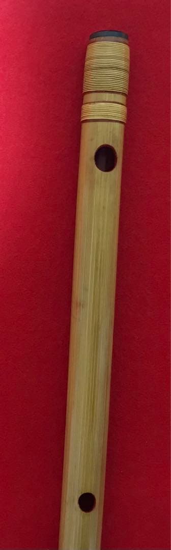 横笛191(篠笛)５本調子　ほぼ新品(㐂月) ケース付