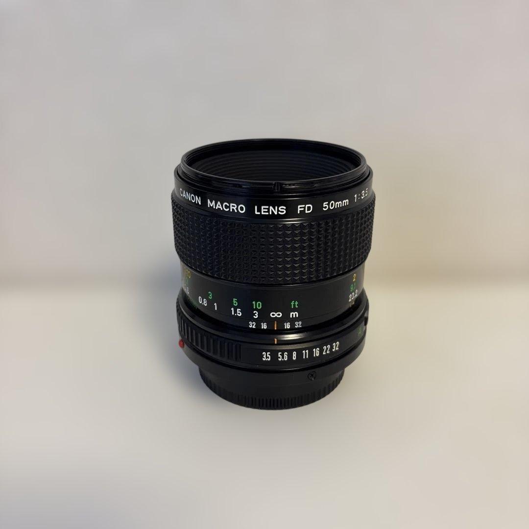 レンズ(単焦点) Canon FD MACRO 50mm F3.5 /EXTENSION TUBE
