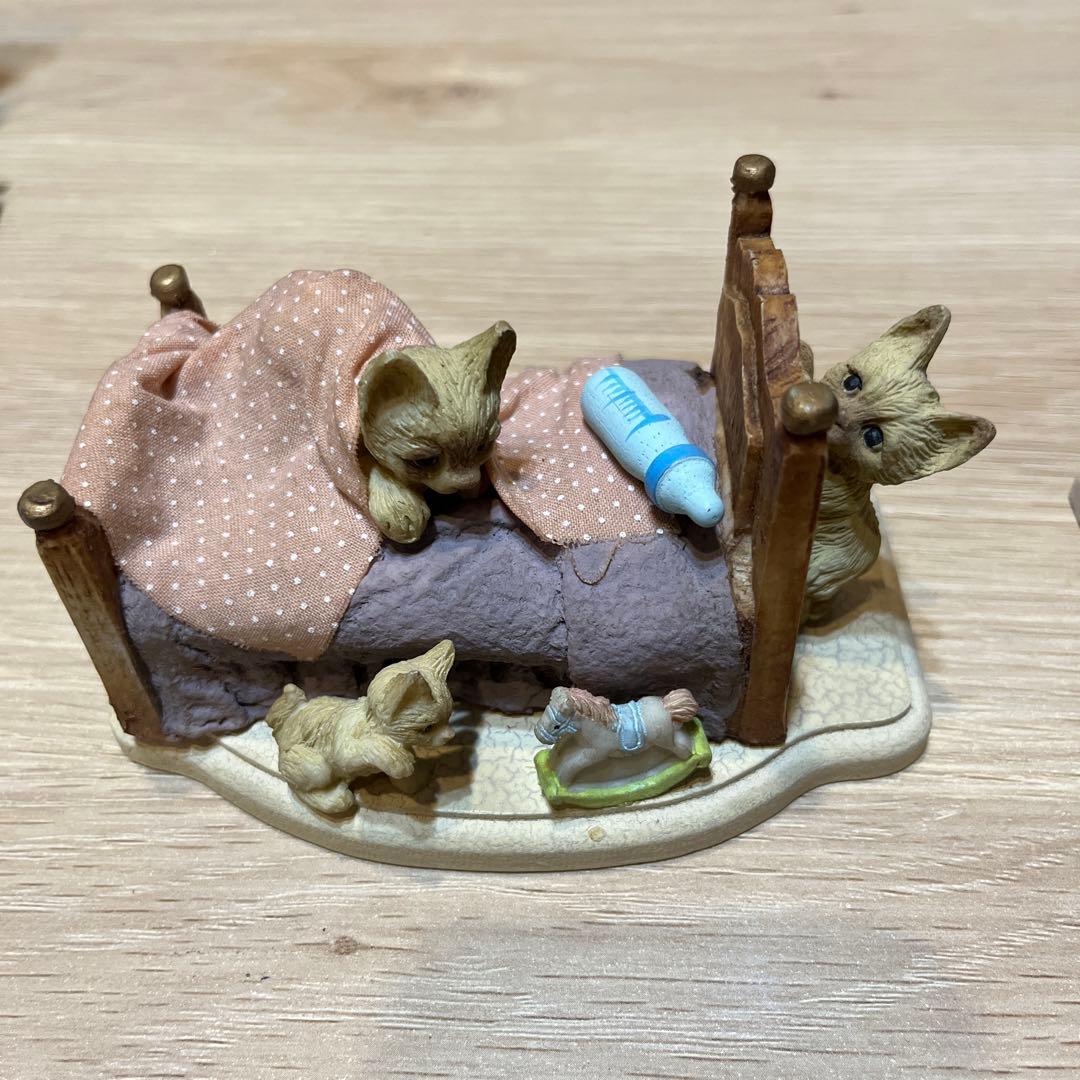 猫の置き物　アンティーク　レトロ