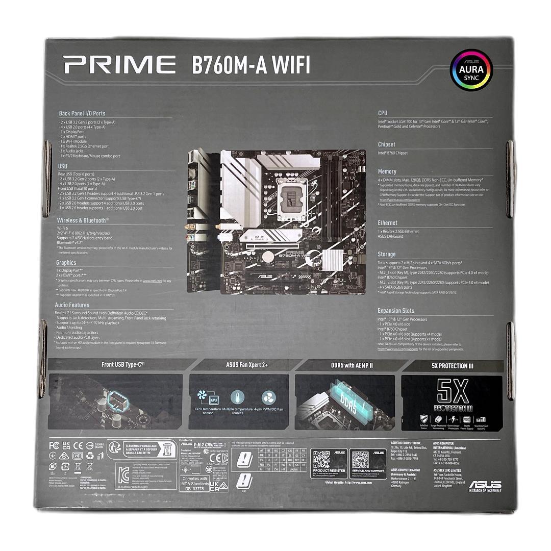 ASUS PRIME B760M-A WIFI DDR5 新品