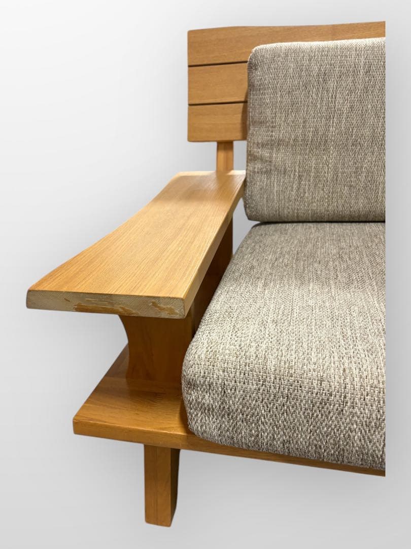 ニトリ　アカツキ　1人掛け　木製