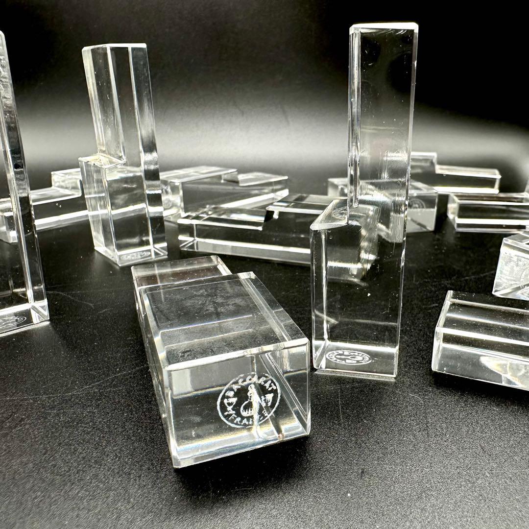 【希少】Baccarat バカラ クリスタルカトラリーレスト 箸置 12個セット