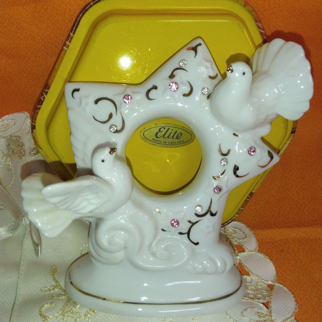 45年前のお盆～鳩の置物30年前スターバックスの　厚めカップ～ ティシューカバー