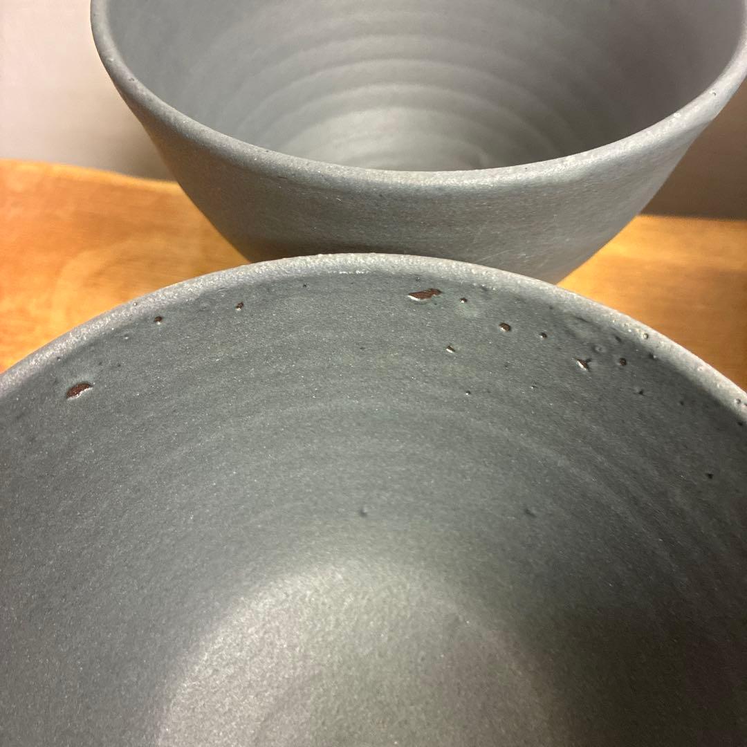 新品　陶器　陶芸作家　深茶碗8個　671