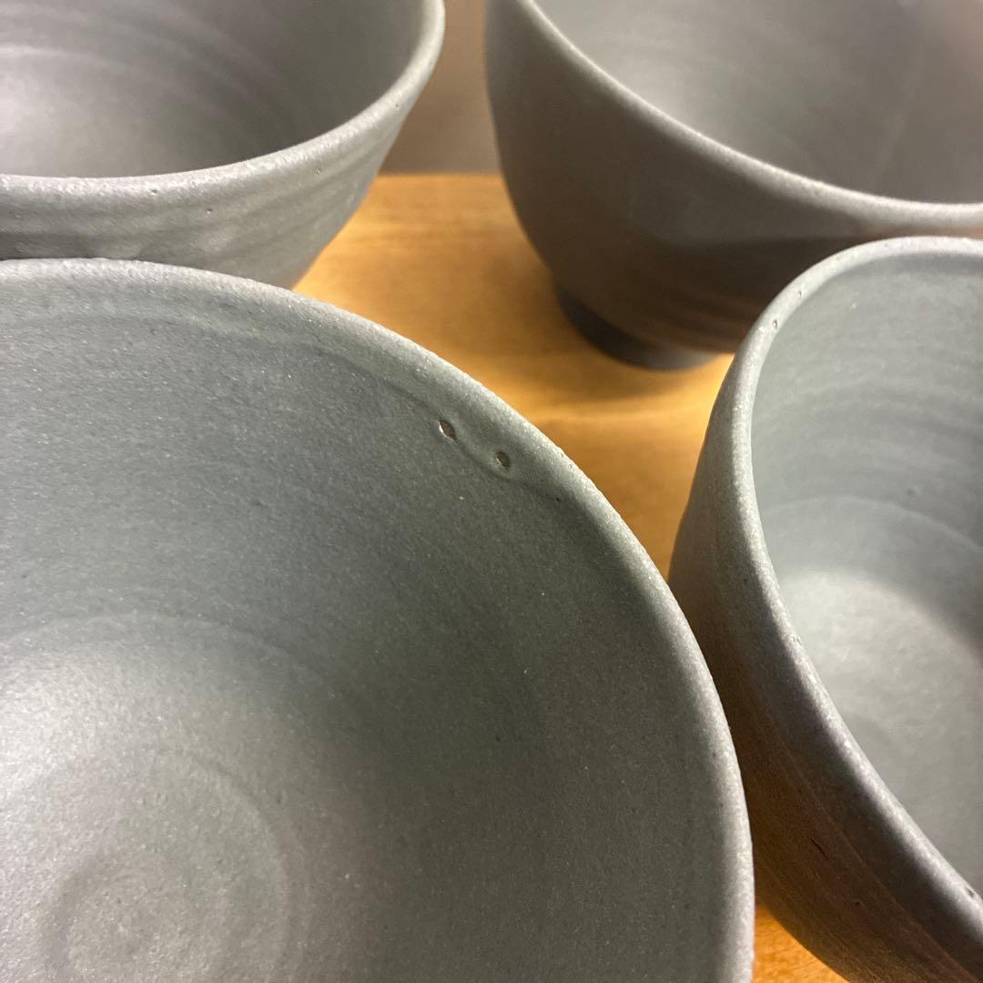 新品　陶器　陶芸作家　深茶碗8個　671