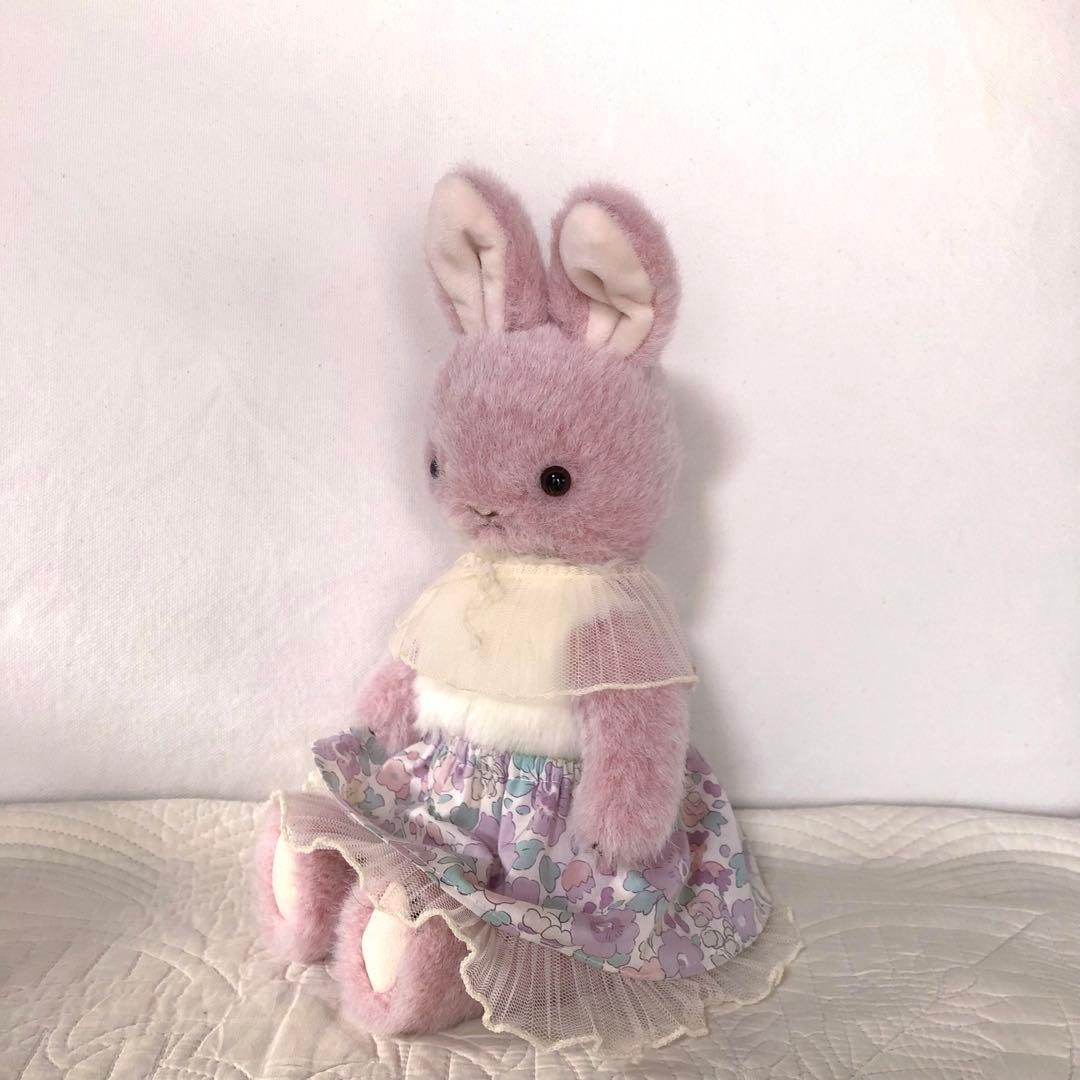 ハンドメイド　ピンクラビットちゃん　うさぎのぬいぐるみ