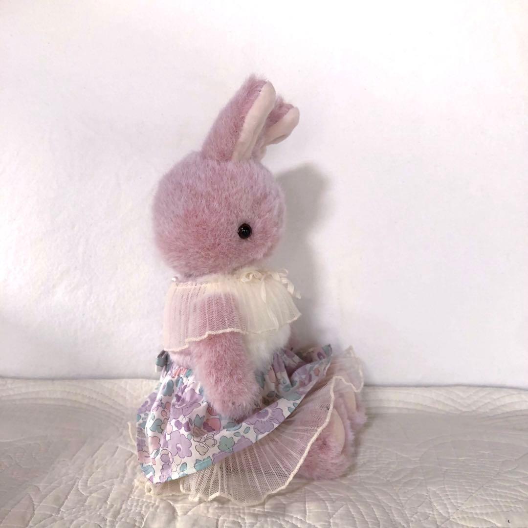 ハンドメイド　ピンクラビットちゃん　うさぎのぬいぐるみ
