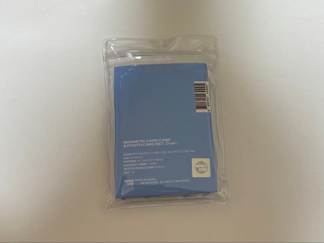 ZEROBASEONE zb1 ゼベワン マグネットカードケース 0ver