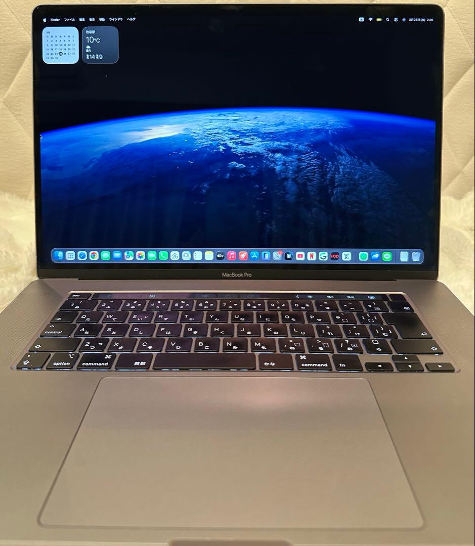 MacBook Pro 16インチ 2019 16GB 動作良好