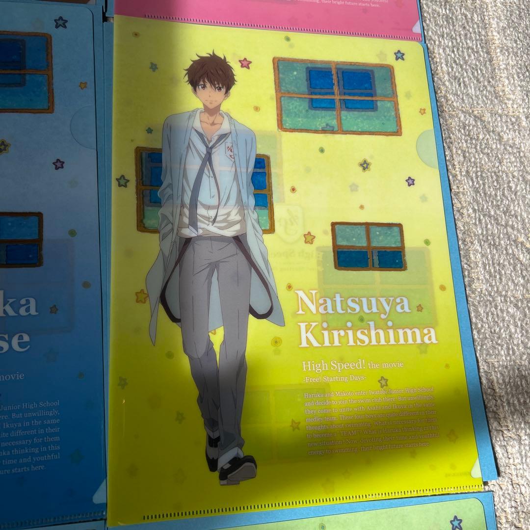 クリアファイル 映画 ハイ☆スピード!Free! 京アニショップ 9枚
