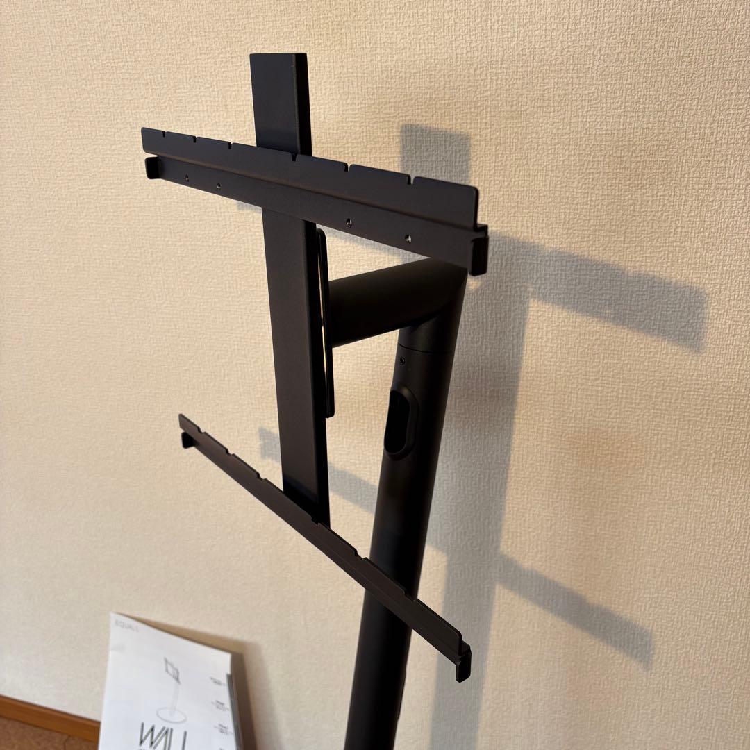 【美品】EQUALS WALL ロータイプ テレビスタンド A2 サテンブラック