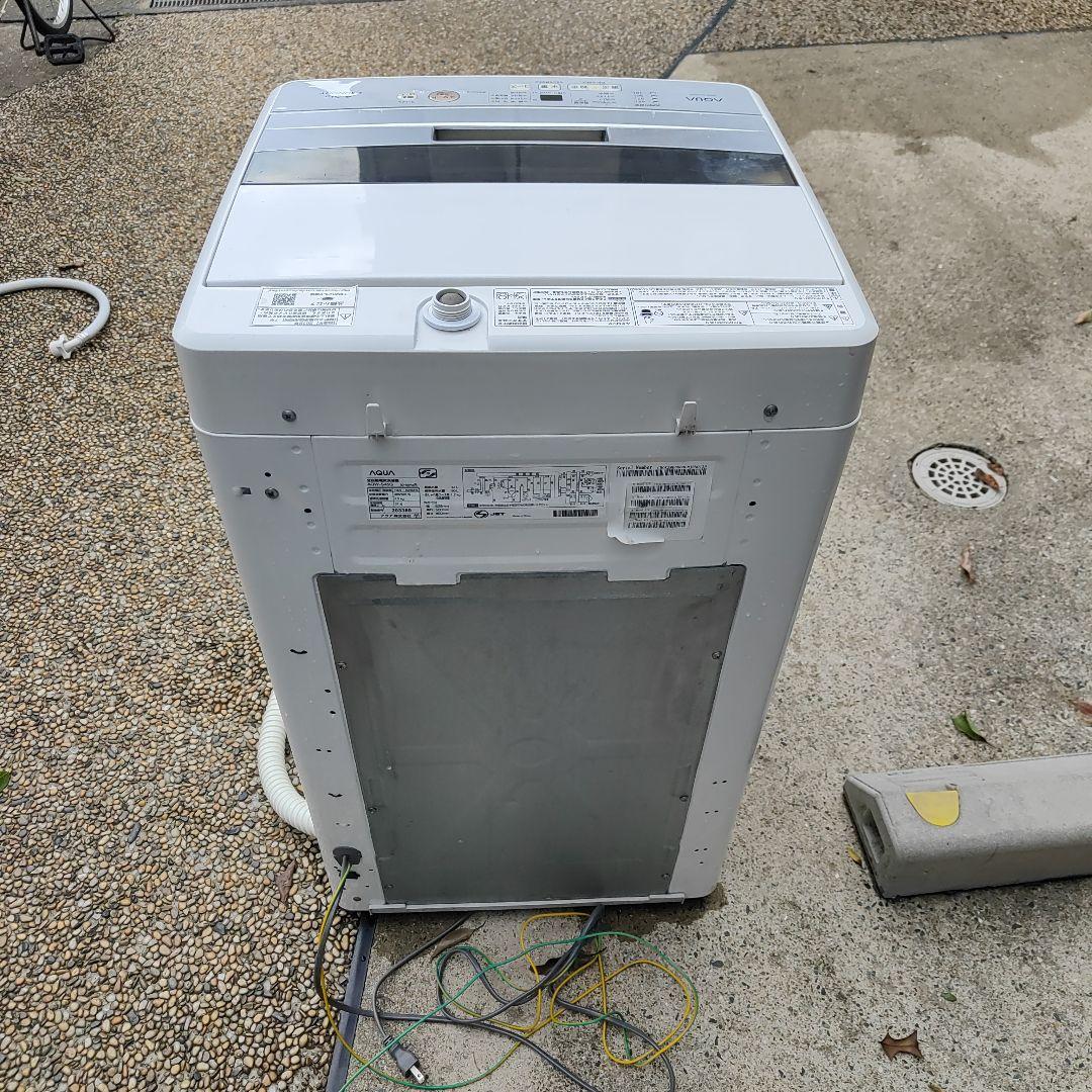 AQUA 4.5kg 縦型全自動洗濯機 AOW-S45G(W) 福岡県より