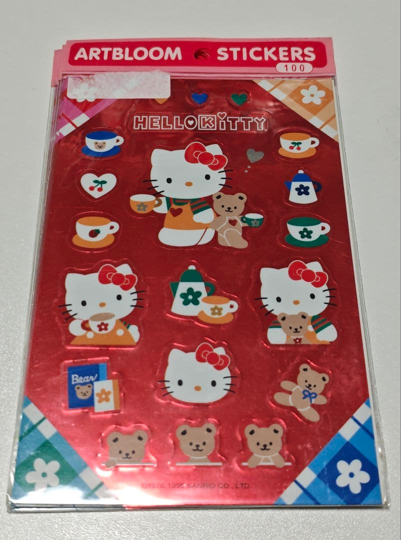 サンリオ アートブルームシール 9枚セット 1995