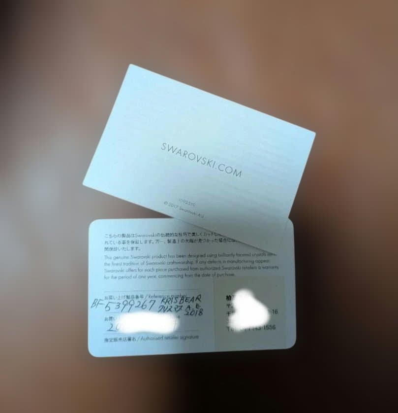 SWAROVSKI クリスベア 2018年 25周年限定 ホリデー限定品