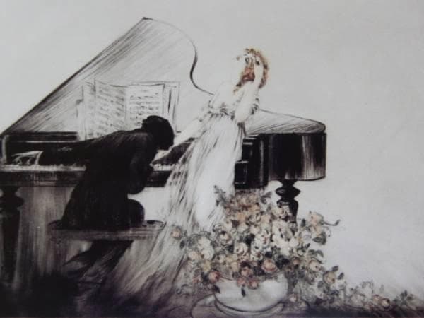 ルイ・イカール限定版・アールデコ/プレリュード、希少な額装用画集より