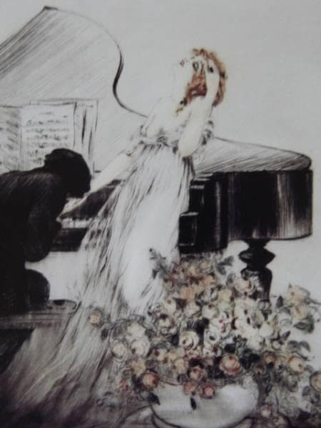 ルイ・イカール限定版・アールデコ/プレリュード、希少な額装用画集より