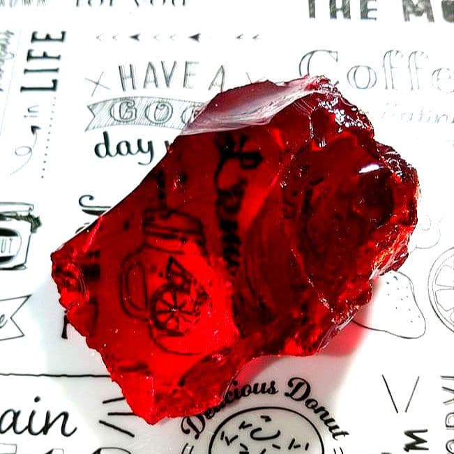 ☆エネルギー 300％☆アンダラクリスタル ローズマダー☆天然ガラス