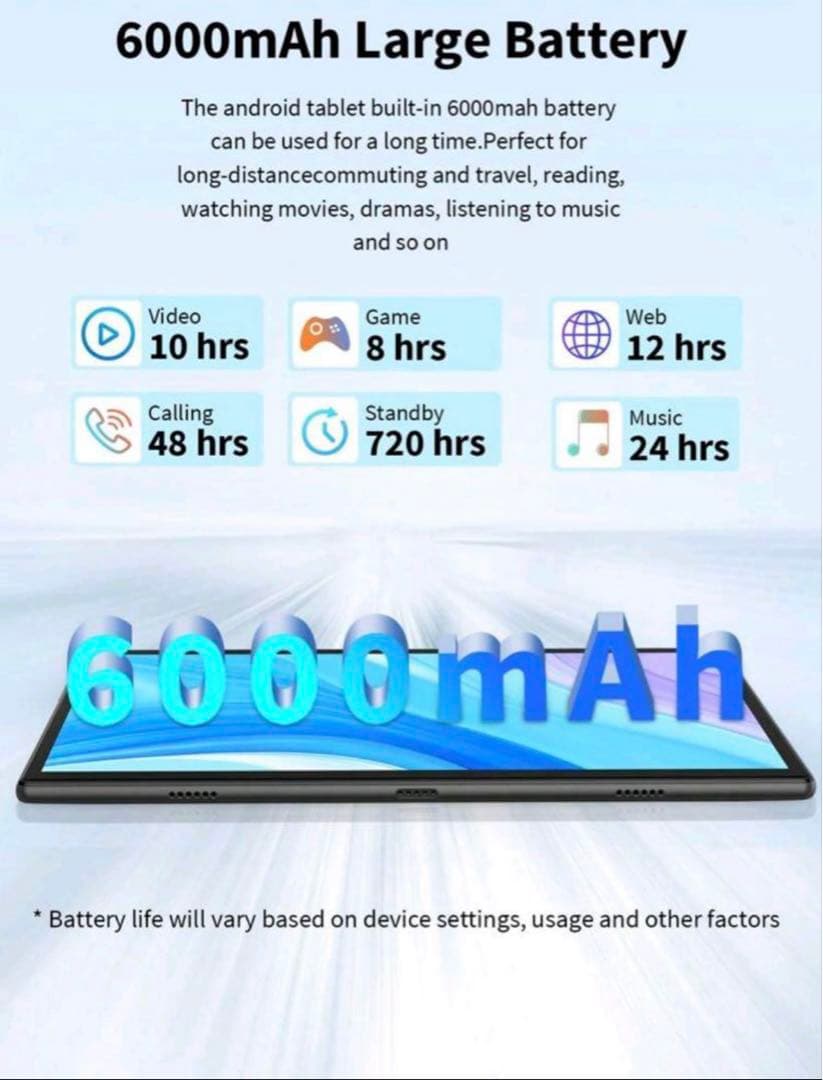 【未開封品】Relndoo Android 15 10インチタブレッ128GB