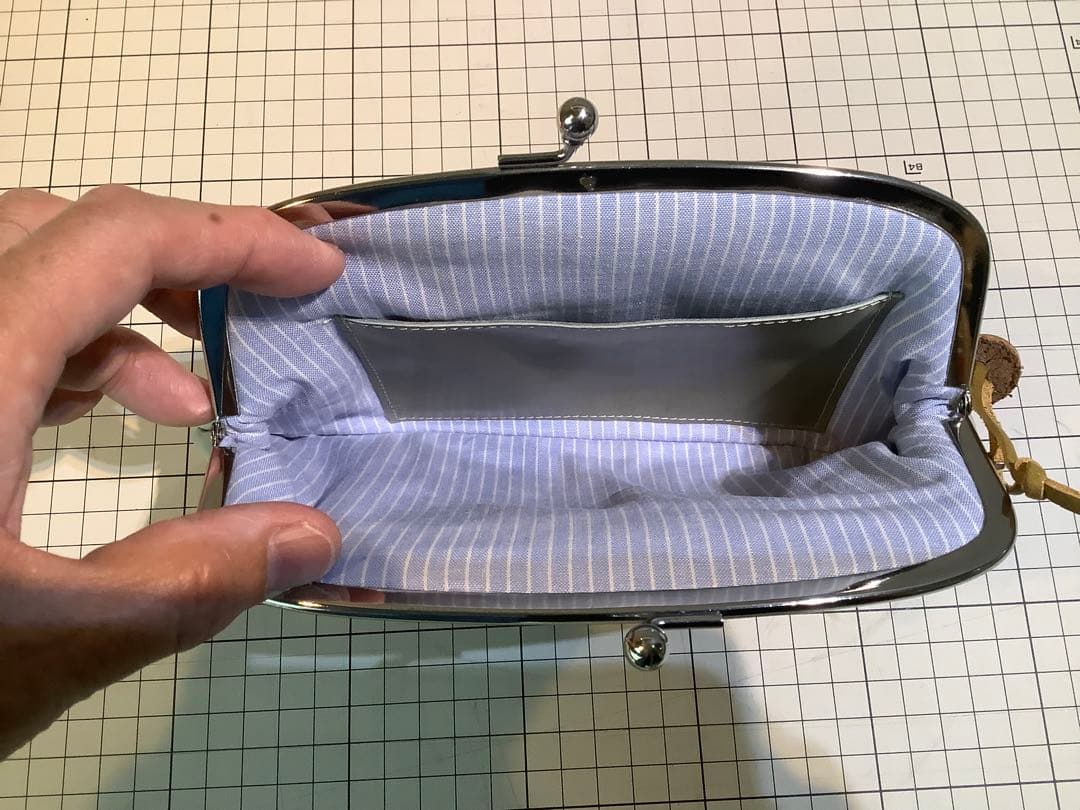 革財布(作家ものがま口)